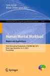 Human Mental Workload: Models and Applications cover