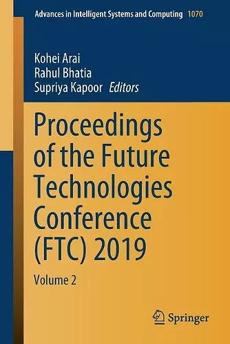Proceedings of the Future Technologies Conference (FTC) 2019 cover