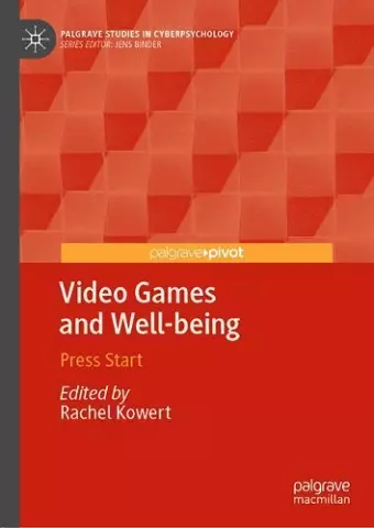 Video Games and Well-being cover