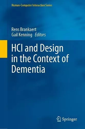 HCI and Design in the Context of Dementia cover
