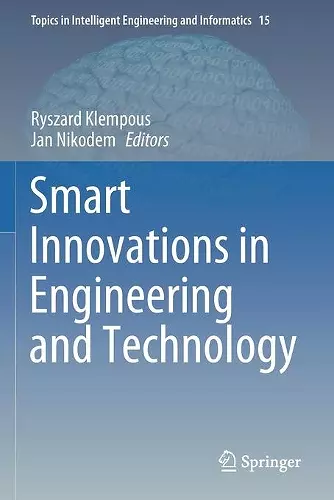 Smart Innovations in Engineering and Technology cover