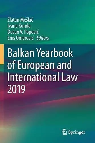 Balkan Yearbook of European and International Law 2019 cover