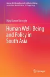 Human Well-Being and Policy in South Asia cover