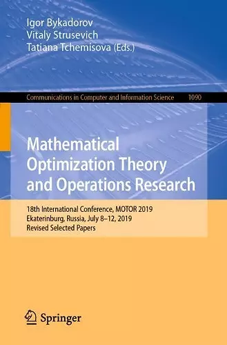 Mathematical Optimization Theory and Operations Research cover