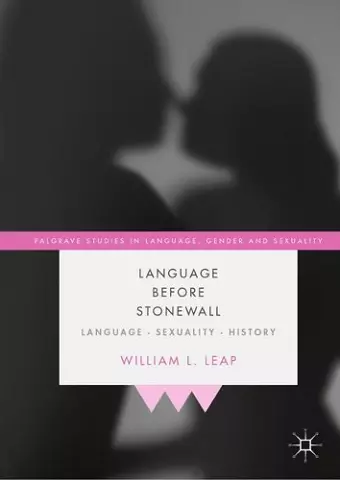 Language Before Stonewall cover