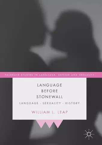 Language Before Stonewall cover