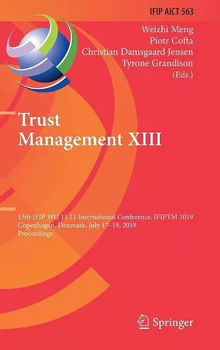 Trust Management XIII cover