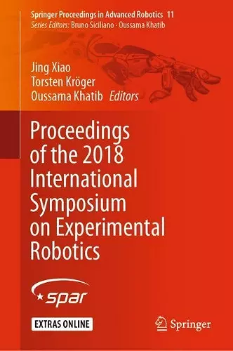 Proceedings of the 2018 International Symposium on Experimental Robotics cover