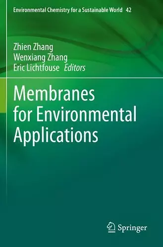 Membranes for Environmental Applications cover