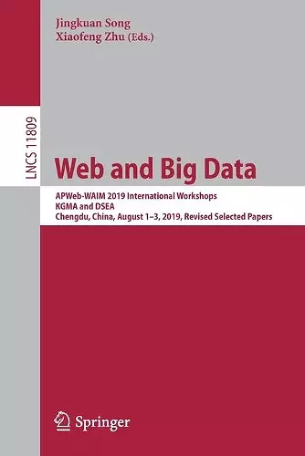 Web and Big Data cover
