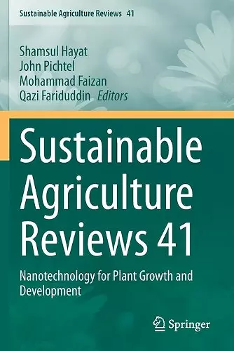 Sustainable Agriculture Reviews 41 cover