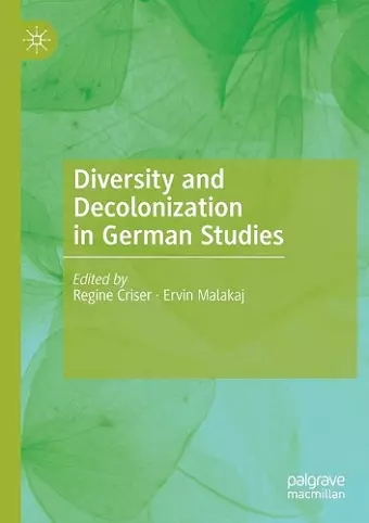 Diversity and Decolonization in German Studies cover