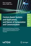 Context-Aware Systems and Applications, and Nature of Computation and Communication cover