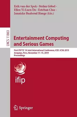 Entertainment Computing and Serious Games cover