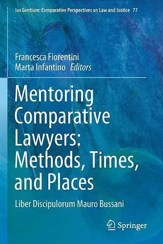 Mentoring Comparative Lawyers: Methods, Times, and Places cover