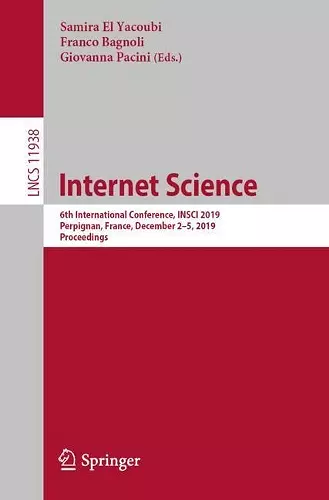 Internet Science cover