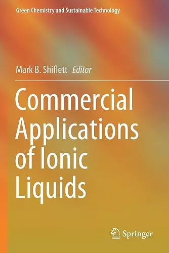 Commercial Applications of Ionic Liquids cover