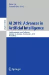 AI 2019: Advances in Artificial Intelligence cover