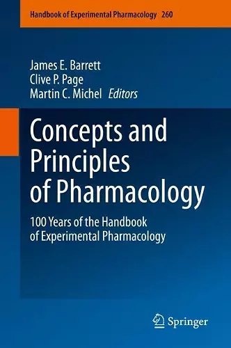 Concepts and Principles of Pharmacology cover