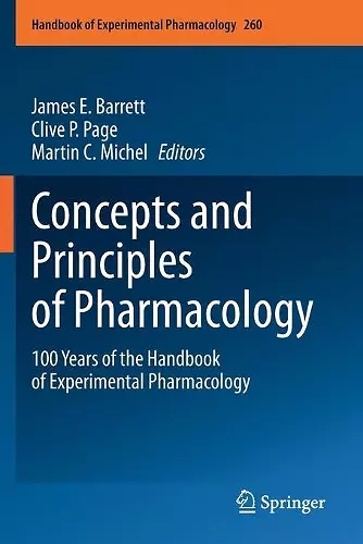 Concepts and Principles of Pharmacology cover