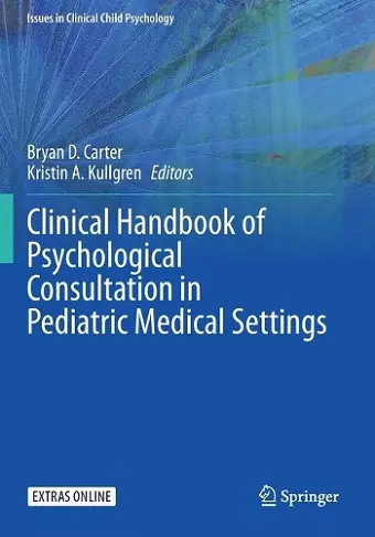 Clinical Handbook of Psychological Consultation in Pediatric Medical Settings cover