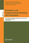 Enterprise and Organizational Modeling and Simulation cover