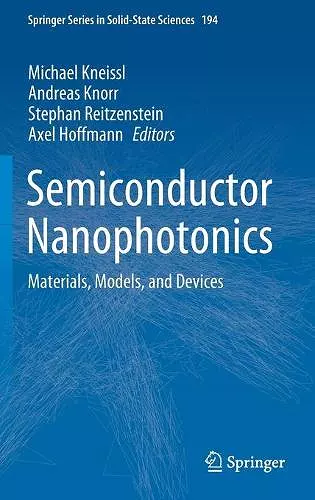 Semiconductor Nanophotonics cover