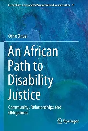 An African Path to Disability Justice cover