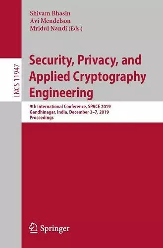 Security, Privacy, and Applied Cryptography Engineering cover