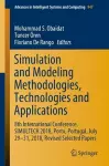 Simulation and Modeling Methodologies, Technologies and Applications cover