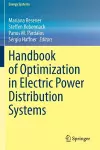 Handbook of Optimization in Electric Power Distribution Systems cover