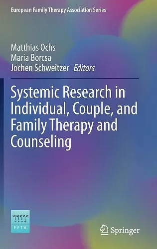 Systemic Research in Individual, Couple, and Family Therapy and Counseling cover