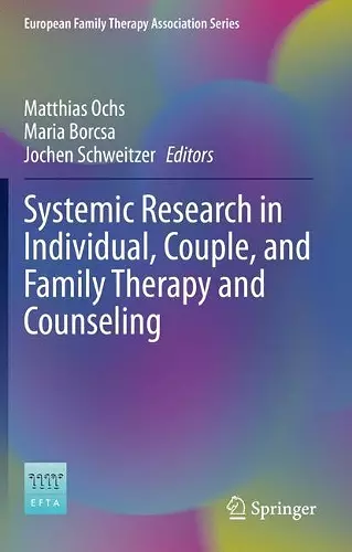 Systemic Research in Individual, Couple, and Family Therapy and Counseling cover