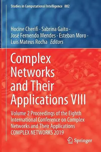 Complex Networks and Their Applications VIII cover