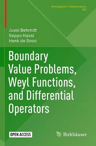 Boundary Value Problems, Weyl Functions, and Differential Operators cover