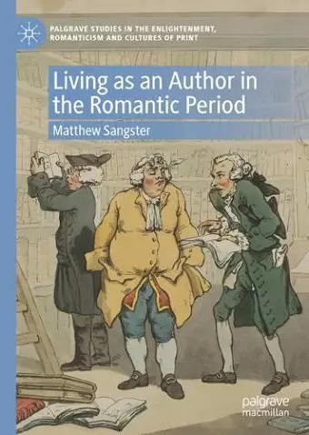 Living as an Author in the Romantic Period cover