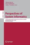 Perspectives of System Informatics cover