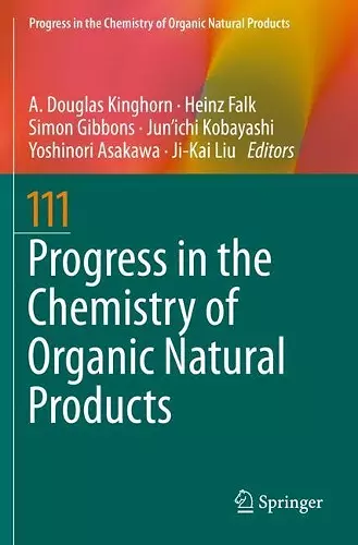 Progress in the Chemistry of Organic Natural Products 111 cover