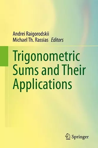 Trigonometric Sums and Their Applications cover