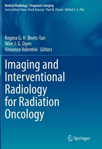 Imaging and Interventional Radiology for Radiation Oncology cover