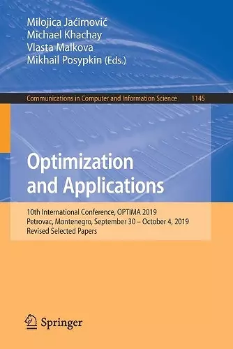 Optimization and Applications cover