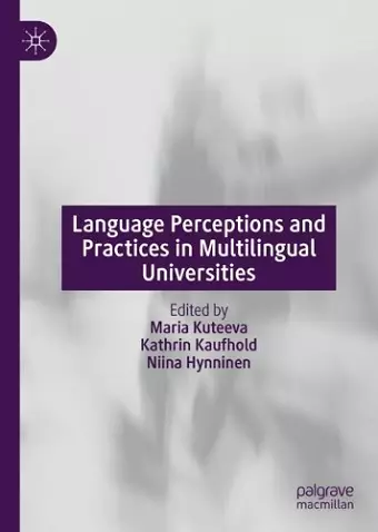 Language Perceptions and Practices in Multilingual Universities cover