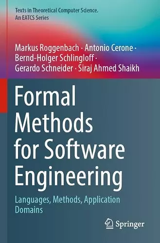 Formal Methods for Software Engineering cover