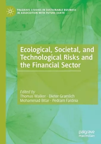 Ecological, Societal, and Technological Risks and the Financial Sector cover