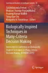 Biologically Inspired Techniques in Many-Criteria Decision Making cover