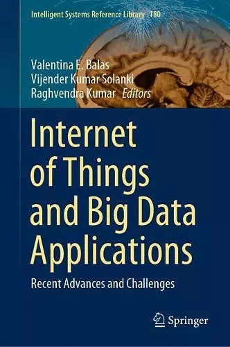 Internet of Things and Big Data Applications cover