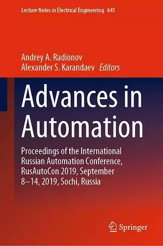 Advances in Automation cover