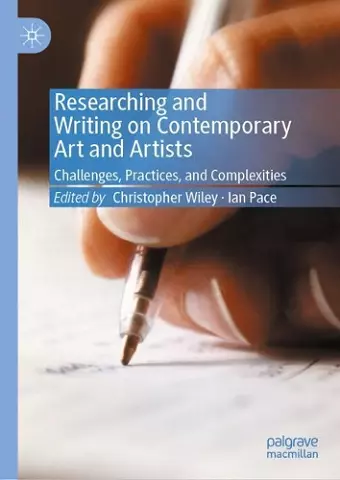 Researching and Writing on Contemporary Art and Artists cover