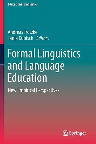 Formal Linguistics and Language Education cover