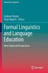 Formal Linguistics and Language Education cover